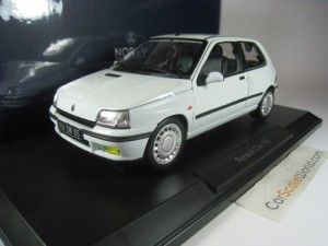 RENAULT CLIO 16V 1991 / CLIO 16S 1/18 NOREV (GLACIER WHITE)