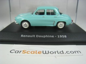 RENAULT DAUPHINE 1958 1/43 IXO HACHETTE (GREEN)