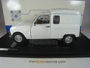 RENAULT 4L F4 FOURGONETTE 1975 1/18 SOLIDO (WHITE)