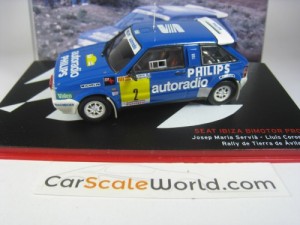 SEAT IBIZA BIMOTOR PROTO RALLYE TIERRA DE AVILA 1987 J.M SERVIA 1/43 IXO ALTAYA