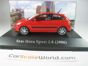 SEAT IBIZA SPORT 2.0 ROJO 2006 1/43 IXO ALTAYA (RED)