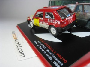 SEAT MARBELLA PROTO RALLY TIERRA DE AVILES 1988 A. RIUS 1/43 IXO ALTAYA