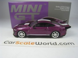 SHELBY GT500 2020 DRAGON SNAKE CONCEPT 1/64 MINI GT (FUCHSIA METALLIC)