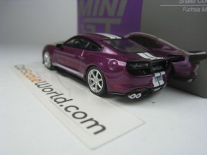 SHELBY GT500 2020 DRAGON SNAKE CONCEPT 1/64 MINI GT (FUCHSIA METALLIC)