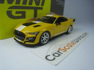 SHELBY GT500 2020 DRAGON SNAKE CONCEPT 1/64 MINI GT (YELLOW)