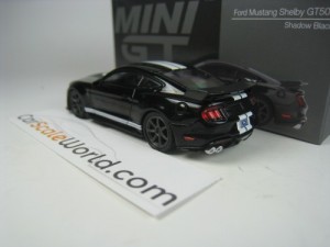 SHELBY GT500 (RHD) 1/64 MINI GT (SHADOW BLACK)