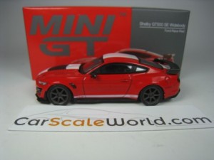 SHELBY GT500 SE WIDEBODY 1/64 MINI GT (FORD RACE RED)