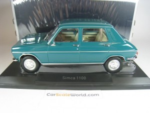 SIMCA 1100 GLS 1968 1/18 NOREV (BORODINE GREEN)