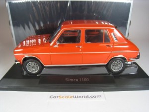 SIMCA 1100 Ti 1974 1/18 NOREV (SUMATRA RED)