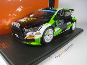 SKODA FABIA RALLY2 #23 RALLYE MONTE CARLO 2023 O. SOLBERG 1/18 IXO