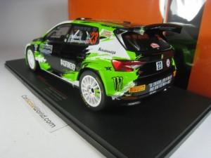 SKODA FABIA RALLY2 #23 RALLYE MONTE CARLO 2023 O. SOLBERG 1/18 IXO