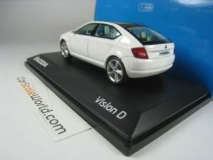 SKODA VISION D 1/43 ABREX (WHITE)