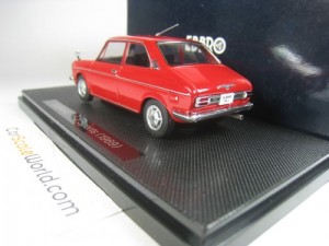 SUBARU FF-1 2 DOOR SPORTS SEDAN 1969 1/43 EBBRO (RED)