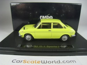 SUBARU FF-1 2 DOOR SPORTS SEDAN 1969 1/43 EBBRO (YELLOW)