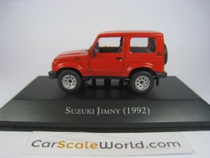 SUZUKI JIMNY 1992 - SAMURAI 1/43 IXO SALVAT (RED) WITH BLISTER