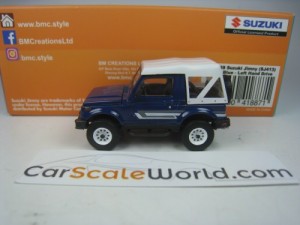 SUZUKI JIMNY (SJ413) - SUZUKI SAMURAI (LHD) 1/64 BM CREATION (BLUE)