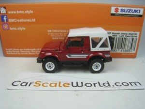 SUZUKI JIMNY (SJ413) - SUZUKI SAMURAI (LHD) 1/64 BM CREATIONS (RED)