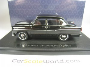 TOYOPET CROWN RS21 1959 1/43 EBBRO (BLACK)