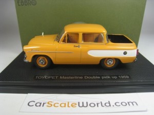 TOYOPET MASTERLINE DOUBLE PICK UP 1959 1/43 EBBRO (YELLOW)