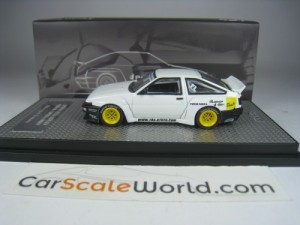 TOYOTA AE86 TRUENO PANDEM ROCKET BUNNY 1/64 INNO64 (WHITE)