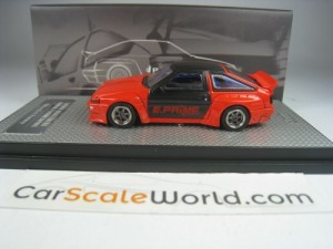 TOYOTA AE86 TRUENO PANDEM ROCKET BUNNY E. PRIME RACING 1/64 INNO64 (RED)