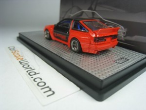 TOYOTA AE86 TRUENO PANDEM ROCKET BUNNY E. PRIME RACING 1/64 INNO64 (RED)