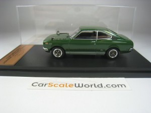 TOYOTA CARINA HT 2000GT 1974 1/43 ALMOST REAL - HACHETTE (GREEN)