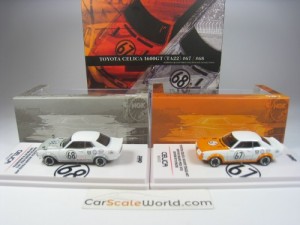 TOYOTA CELICA 1600GT (TA22) #67 #68 NIPPON GRAND PRIX 1972 1/64 INNO64