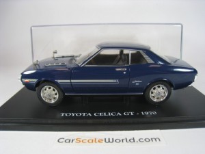 TOYOTA CELICA GT 1970 1/24 IXO HACHETTE (BLUE)