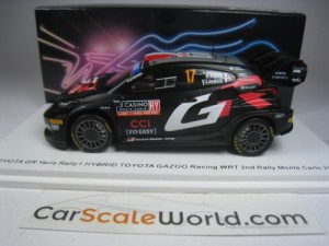 TOYOTA GR YARIS RALLY1 #17 2ND RALLYE MONTECARLO 2024 S. OGIER 1/43 SPARK