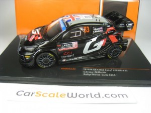 TOYOTA GR YARIS RALLY1 #33 RALLYE MONTE CARLO 2024 E. EVANS 1/43 IXO