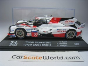 TOYOTA TS050 HYBRID #8 8TH 24H LEMANS 2017 1/43 HACHETTE SPARK