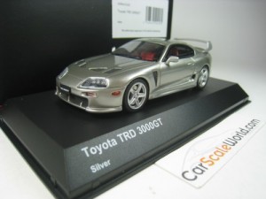 TRD 3000 GT - TOYOTA SUPRA (A80) 1998 1/43 KYOSHO (QUICK SILVER METALLIC)