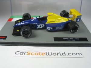 TYRRELL 018 1989 JEAN ALESI 1/43 IXO SALVAT