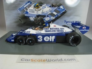 TYRRELL P34 6TH ITALIAN GP 1977 RONNIE PETERSON 1/18 SPARK