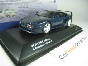 VENTURI 400 GT 1992 1/43 SOLIDO (BLUE)