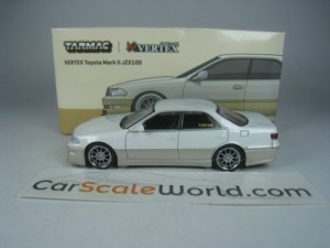 VERTEX TOYOTA MARK II JZX100 1/64 TARMAC /WHITE)