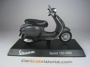 VESPA SPRINT 150 ABS 2014 1/18 MAISTO CENTAURIA (GREY) WITH BLISTER