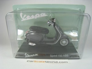 VESPA SPRINT 150 ABS 2014 1/18 MAISTO CENTAURIA (GREY) WITH BLISTER