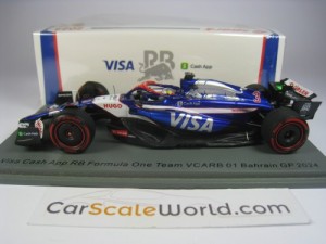 VISA CASH APP RB VCARB 01 BAHRAIN GP 2024 D. RICCIARDO 1/43 SPARK