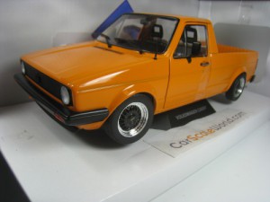 VOLKSWAGEN CADDY MK1 1982 WITH BBS RIMS 1/18 SOLID