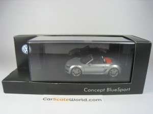 VOLKSWAGEN CONCEPT BLUESPORT 1/43 MR MODELS (SILVER)