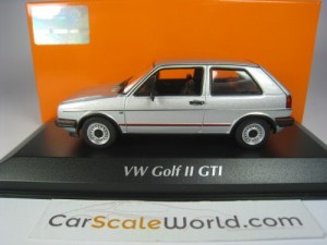 VOLKSWAGEN GOLF GTI MK2 1985 1/43 MAXICHAMPS (SILVER)