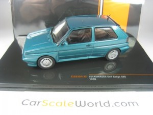 VOLKSWAGEN GOLF RALLYE G60 1990 1/43 IXO (GREEN)