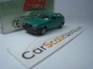 VOLKSWAGEN POLO COUPE 1/87 AMW AUTOMODELLE (GREEN)