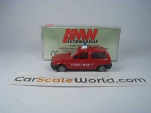 VOLKSWAGEN POLO COUPE FEUERWEHR 1/87 AMW AUTOMODELLE 