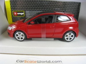 VOLKSWAGEN POLO GTI MK5 1/24 BBURAGO (RED)