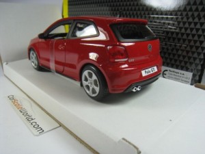 VOLKSWAGEN POLO GTI MK5 1/24 BBURAGO (RED)