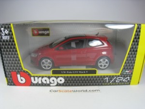 VOLKSWAGEN POLO GTI MK5 1/24 BBURAGO (RED)