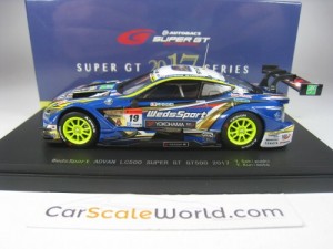 WEDSSPORT ADVAN LEXUS LC500 SUPER GT GT500 2017 1/43 EBBRO